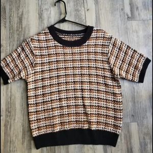 Korean Fashion Brown Sweater